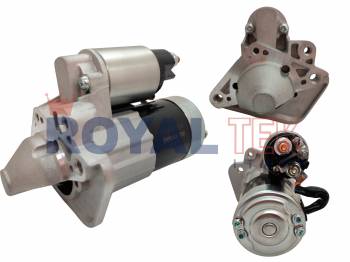 MOTOR DE ARRANQUE ROYALTEK RENAULT CLIO FLUENCE KANGOO LOGAN MEGANE SANDERO SCENIC 1.5 DCI MODELO NUEVO - 1.2 KW / 12 VOLTS / 12 DIENTES / SENTIDO HORARIO --- OEM 8200584675